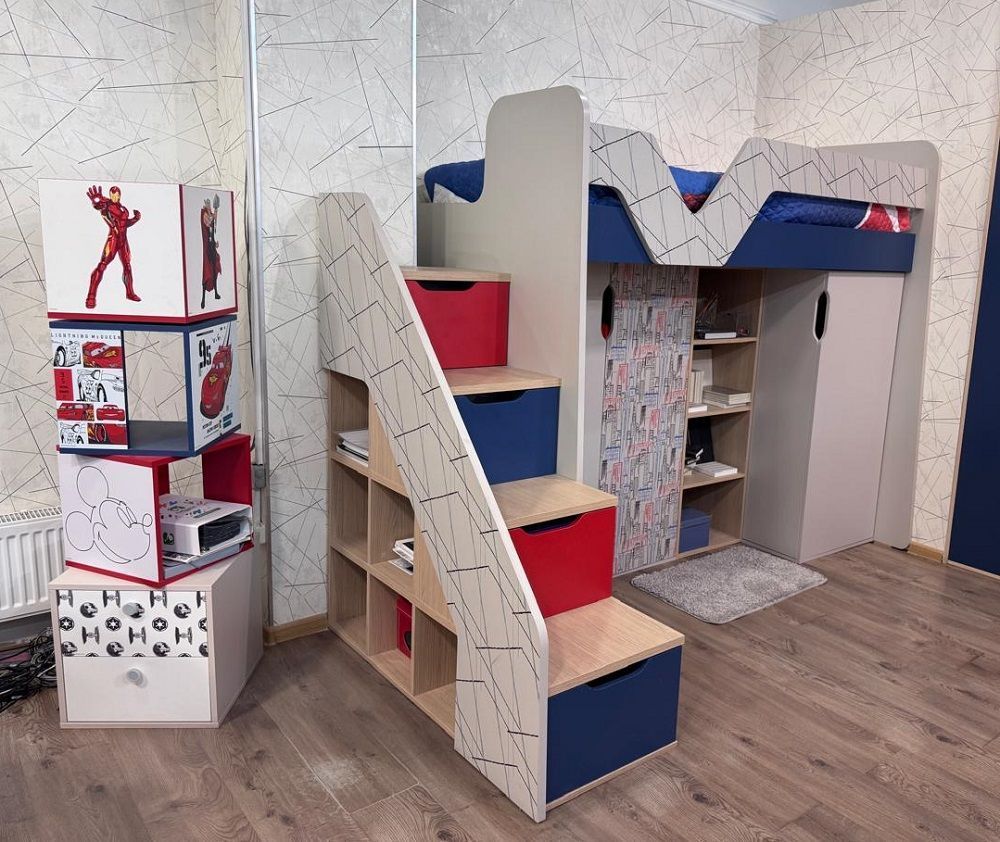  Кровать двухъярусная для детской (арт. 8822)