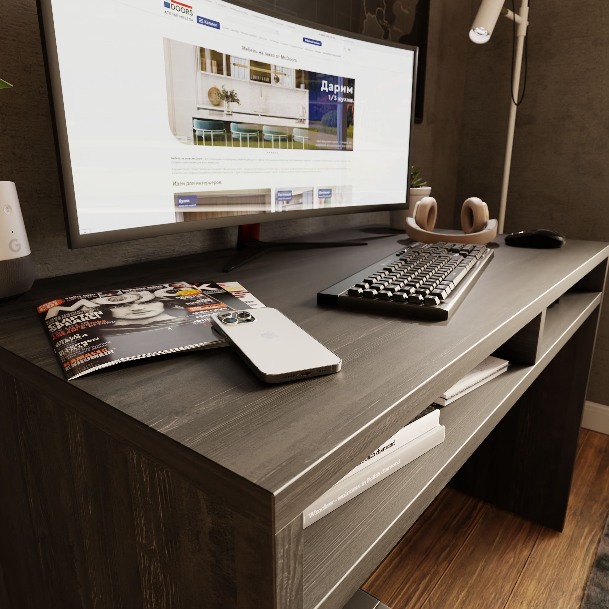 Письменный стол Interium DCTBL1PD (арт. 8676) Фото 2