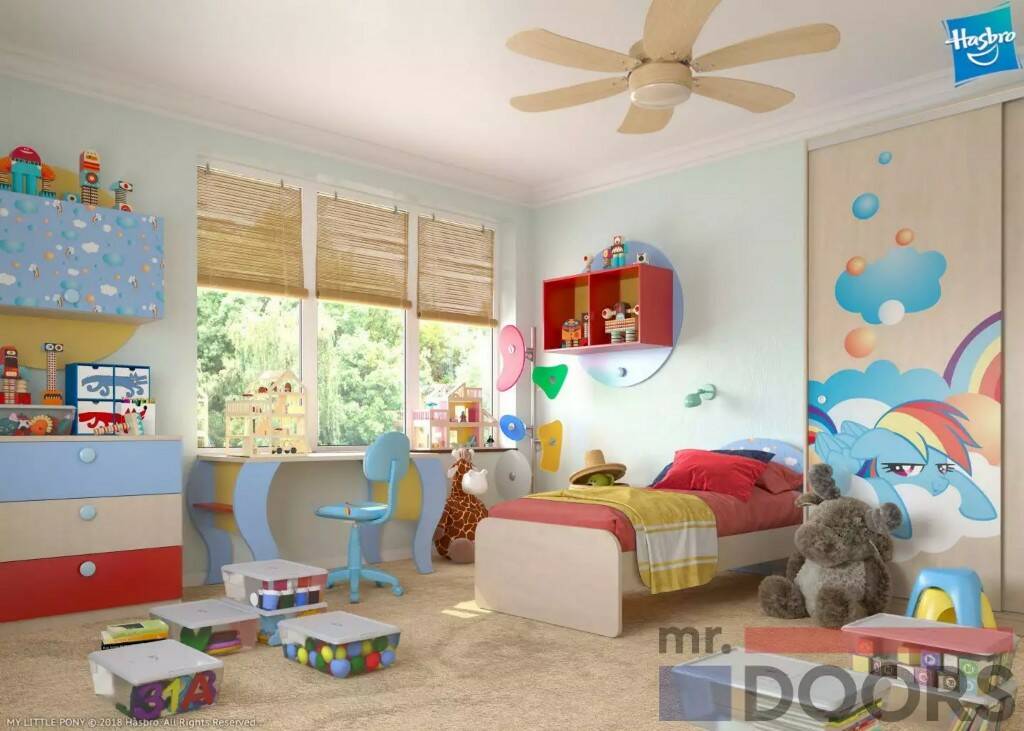 Детская "MyMeRu" в стилистике м/ф "My Little Pony" (арт. 007) Детская "MyMeRu" в стилистике м/ф "My Little Pony" (арт. 007)