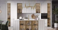 Кухня, коллекция "SUNTORY-M" (арт. 245), мебель на заказ MrDoors