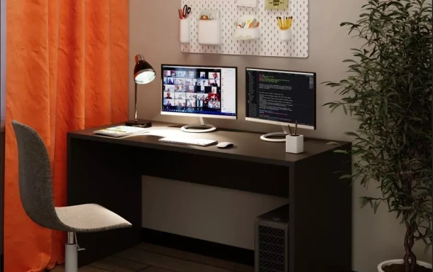 Компьютерный стол DCTBL2PD (арт. 8674), мебель на заказ MrDoors