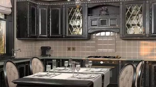 Кухня столовая: дизайн интерьер в частном доме