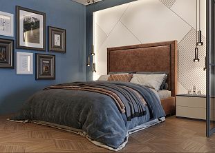 Спальня, коллекция "Метрополитан" (арт. 100), мебель на заказ MrDoors