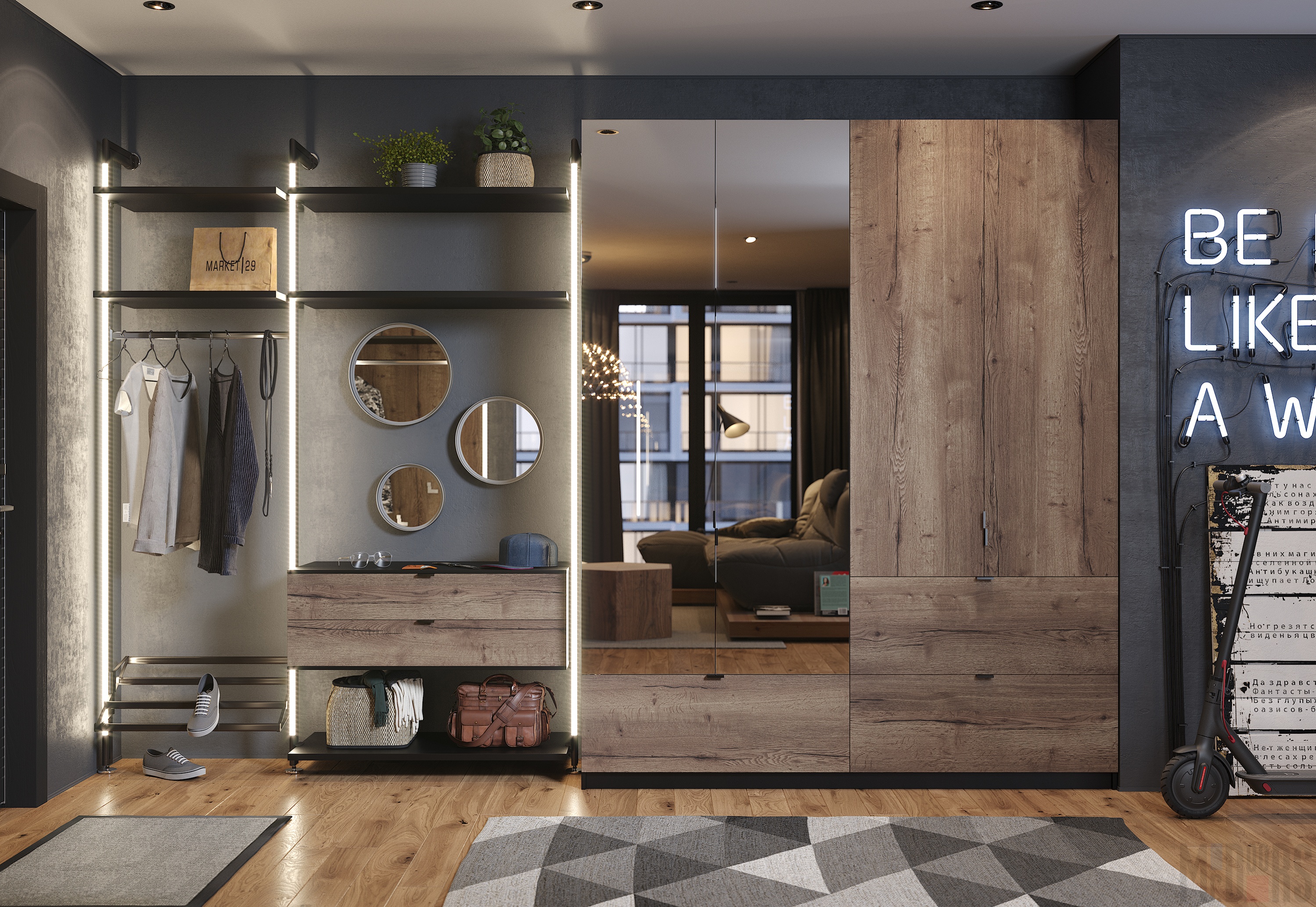 Обувницы для прихожей стильные mr.doors