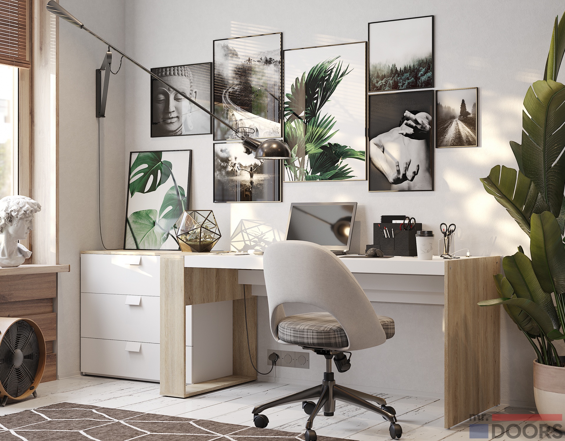  Кабинет, коллекция "Hoffice-Паркер" (арт. 082)