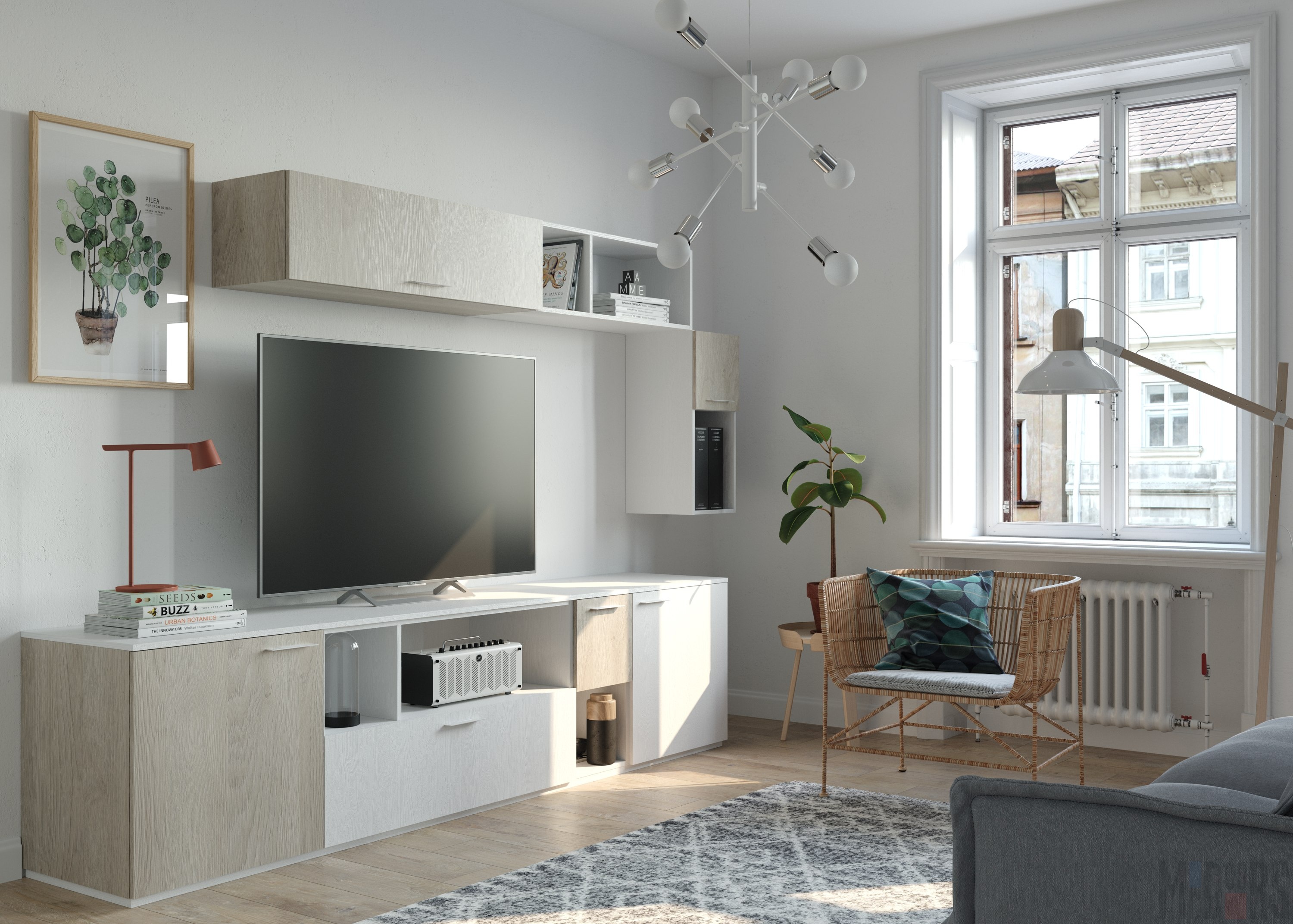 Gostinaya 272 Dlya Kvartiry V Skandinavskom Stile Mebel Na Zakaz Mrdoors