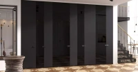 прихожая в черном цвете