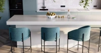 Стул Ponte полубарный, бирюзовый (арт. Cuf022), мебель на заказ MrDoors