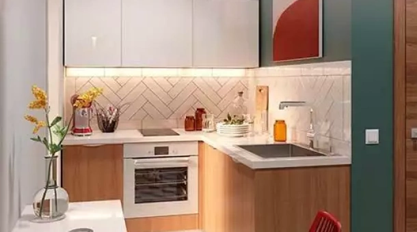 Дизайн компактной кухни 8 м