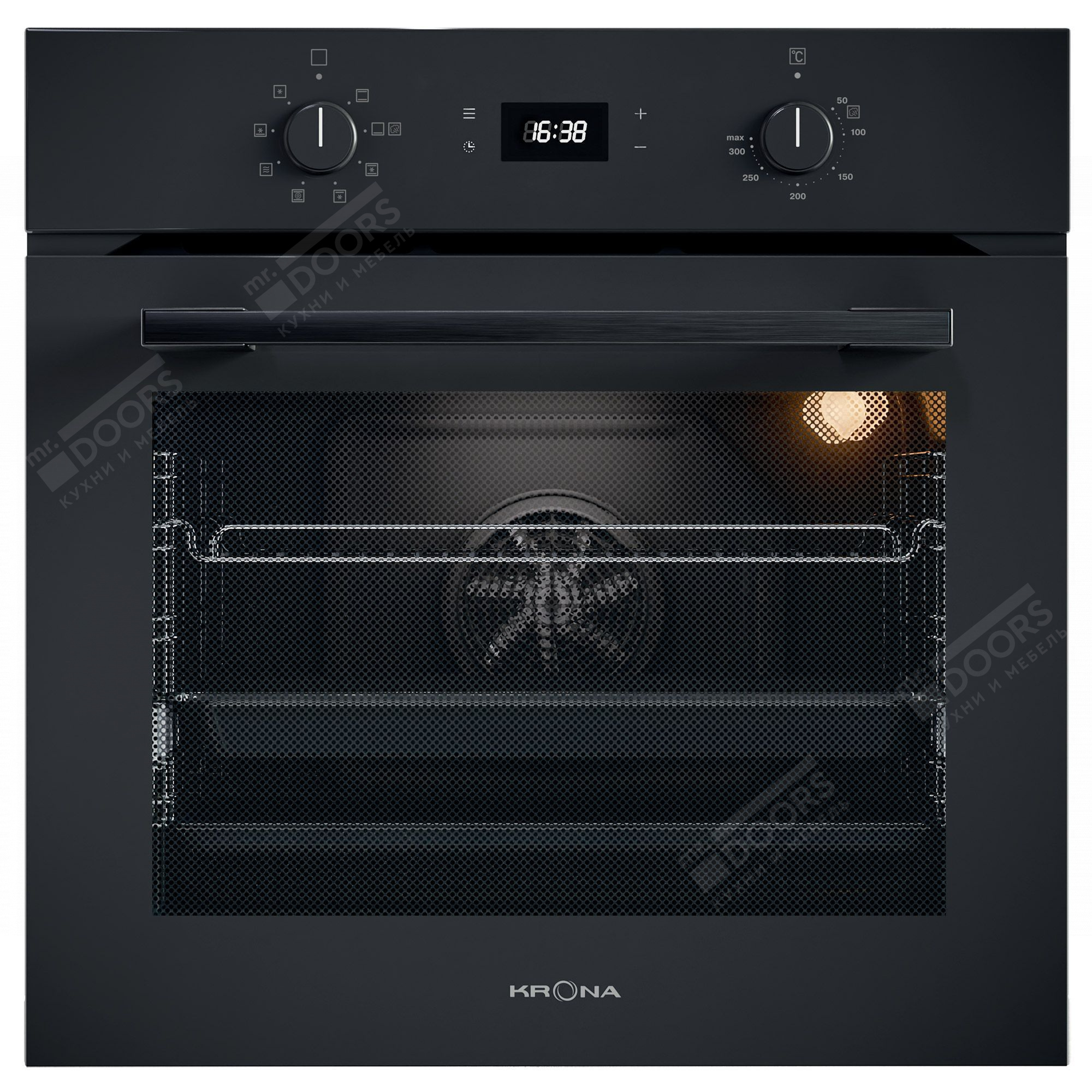 Электрический духовой шкаф KRONA NERO 60 BL/BL (арт. КА-00001433)