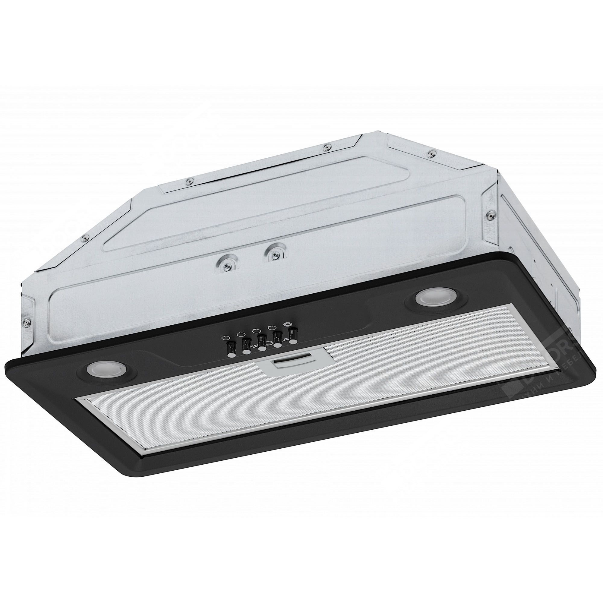 Вытяжка кухонная Krona KATE 600 BLACK PB K (арт. КА-00005272)