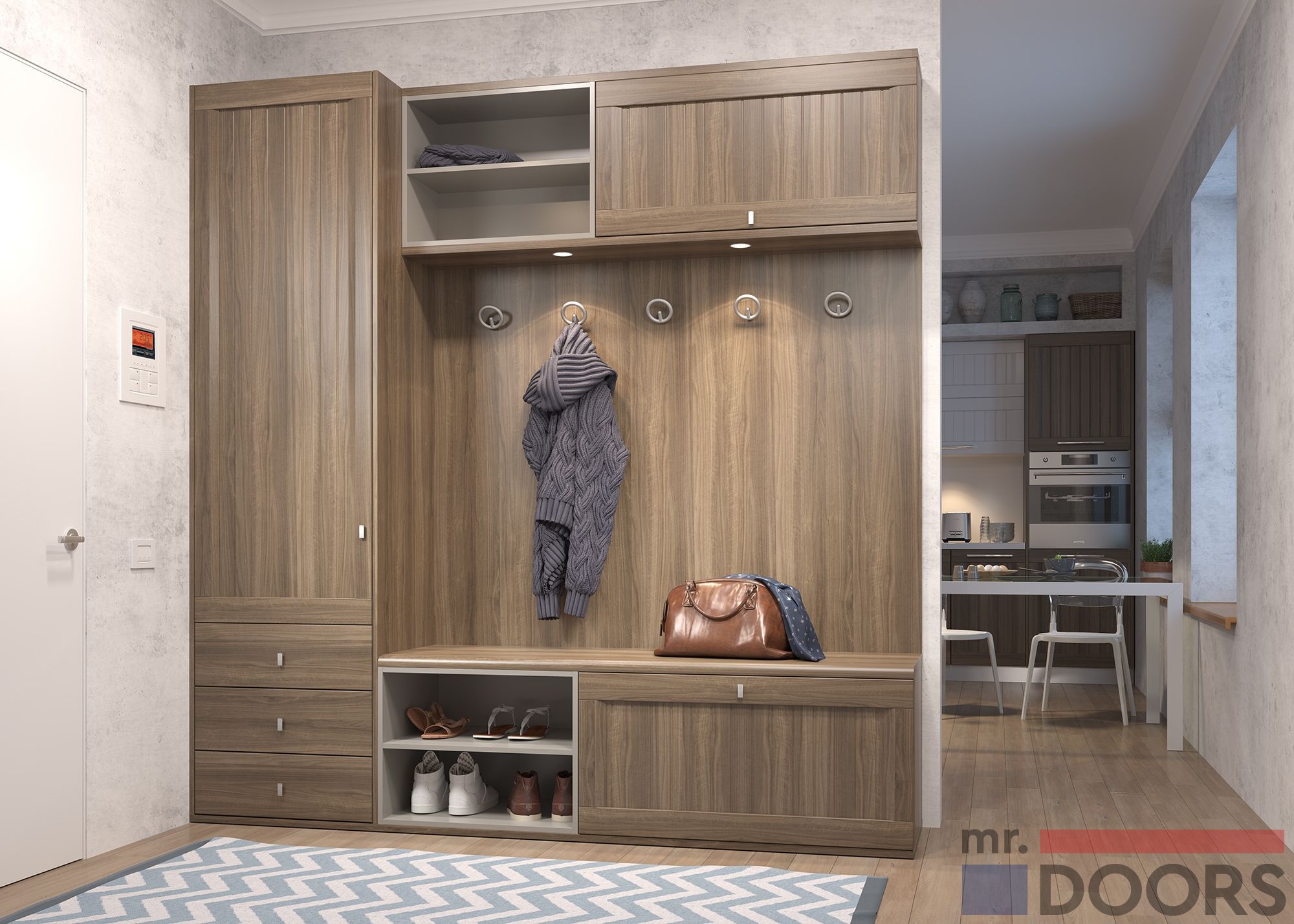 Prihozhaya Kollekciya Eshford Art 069 Zakazat Mebel Ot Mr Doors S Dostavkoj