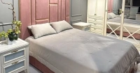 Кровать со стеновыми панелями (арт. 8647), мебель на заказ MrDoors