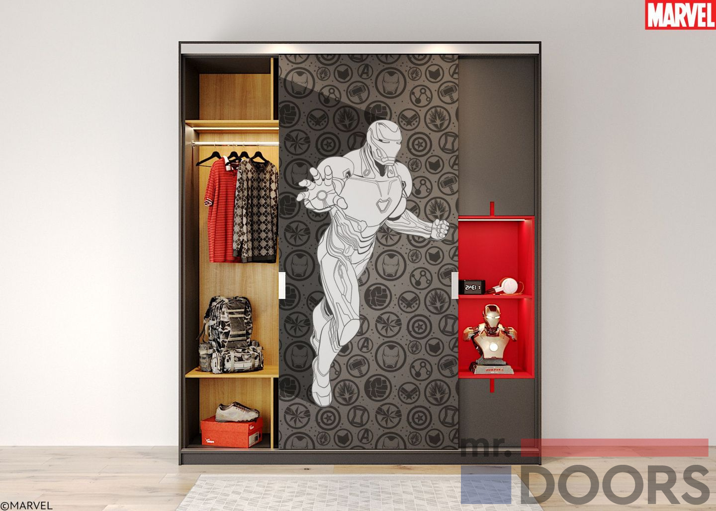 Mr Doors детская Marvel
