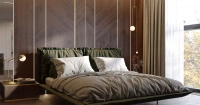 Спальня с кроватью Lazio (арт. bdr120), мебель на заказ MrDoors