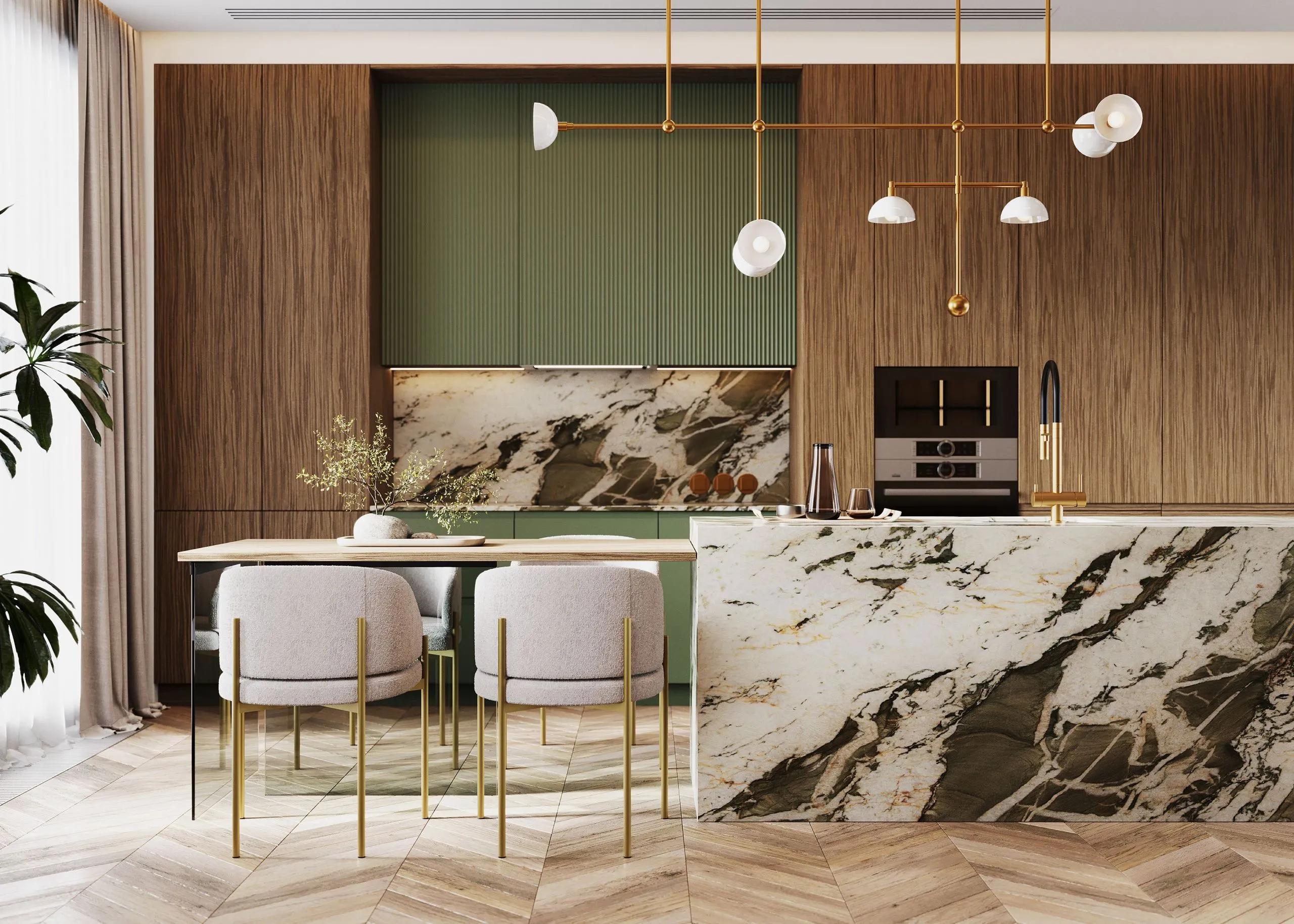 Кухонные острова. Особенности и тренды. Фото 1