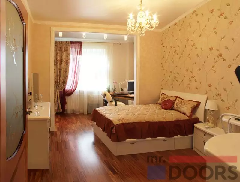 Кровати белые с ящиками mr.doors