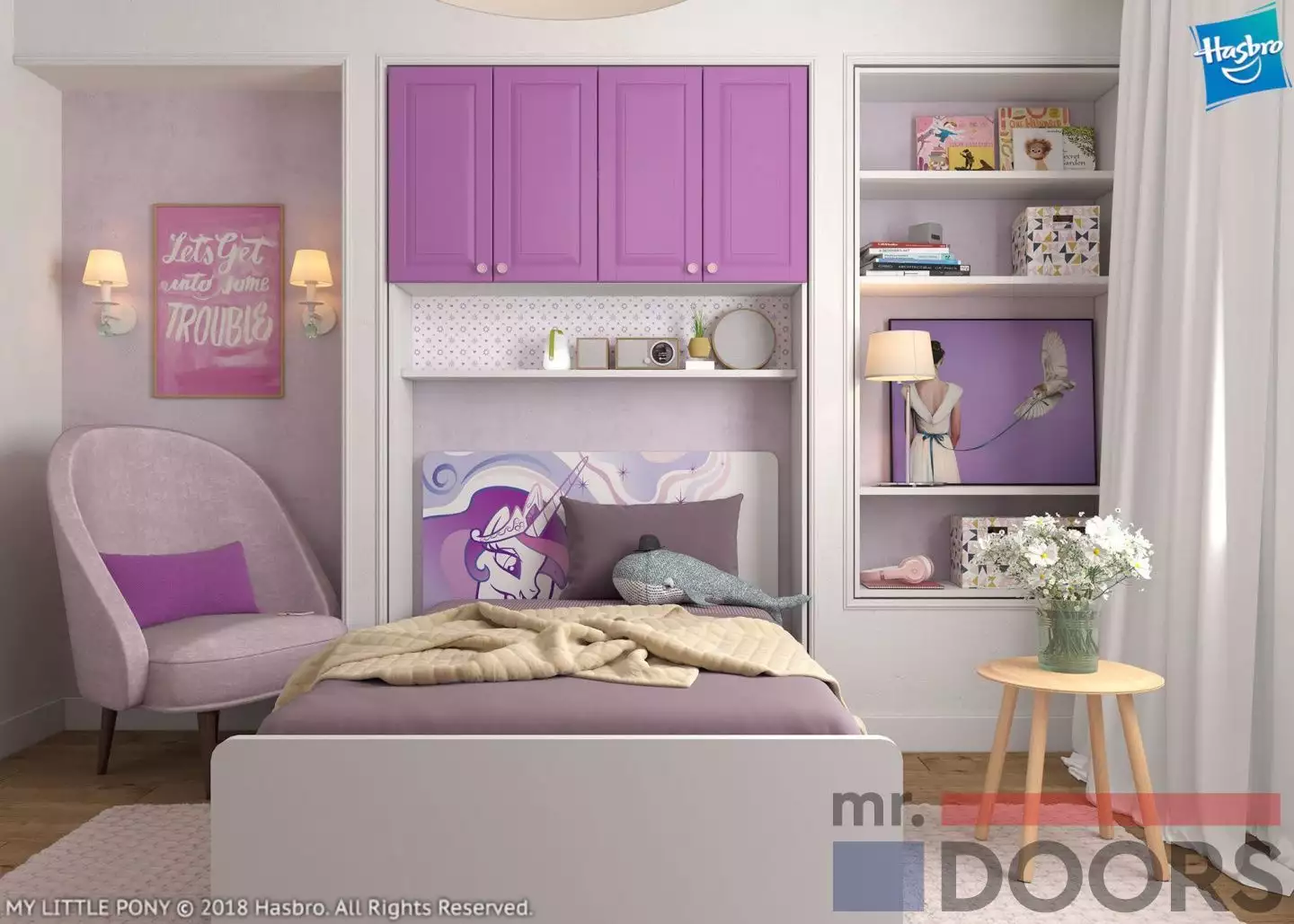 Детские шкафы с антресолью mr.doors