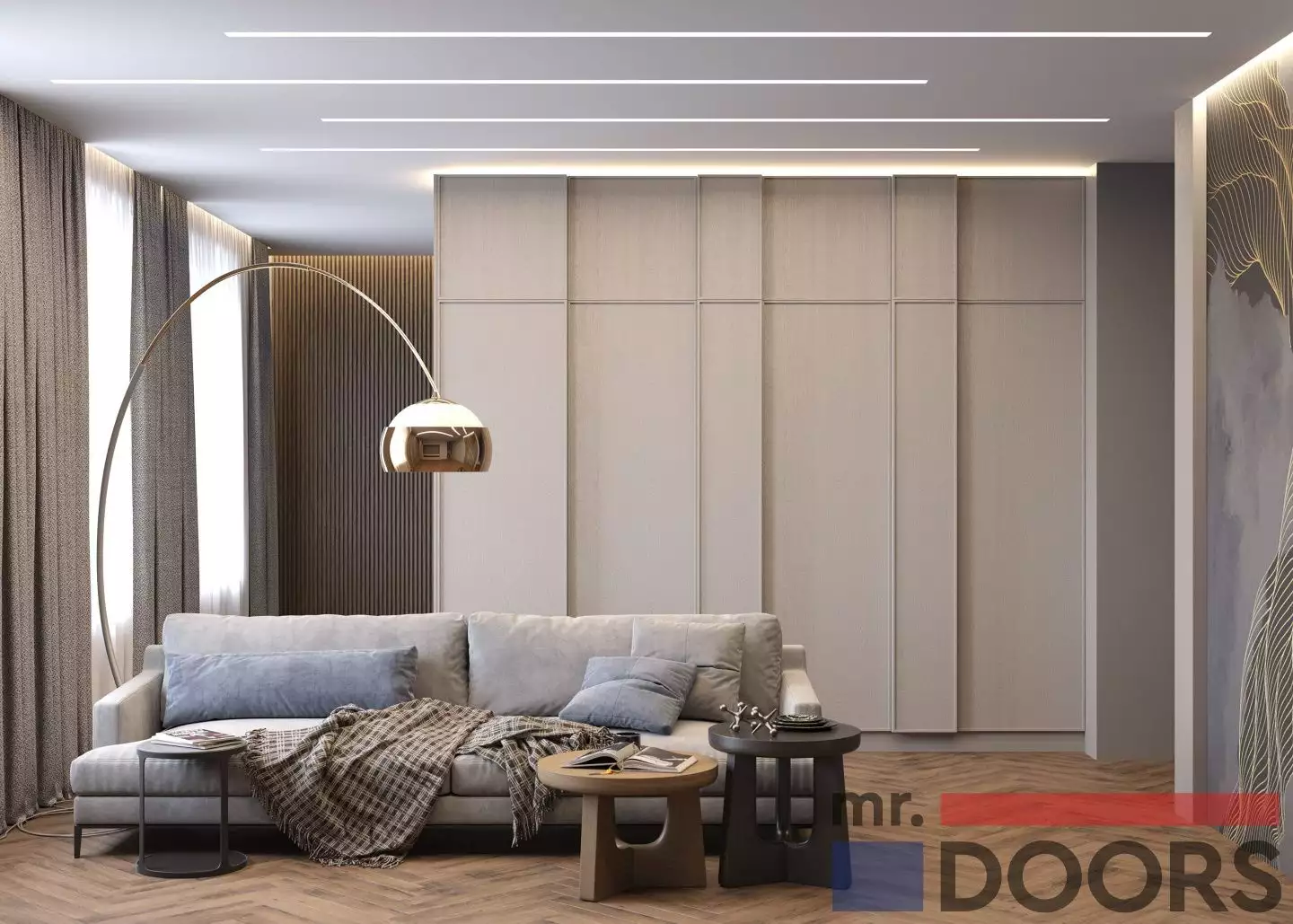Шкафы неоклассика белые mr.doors