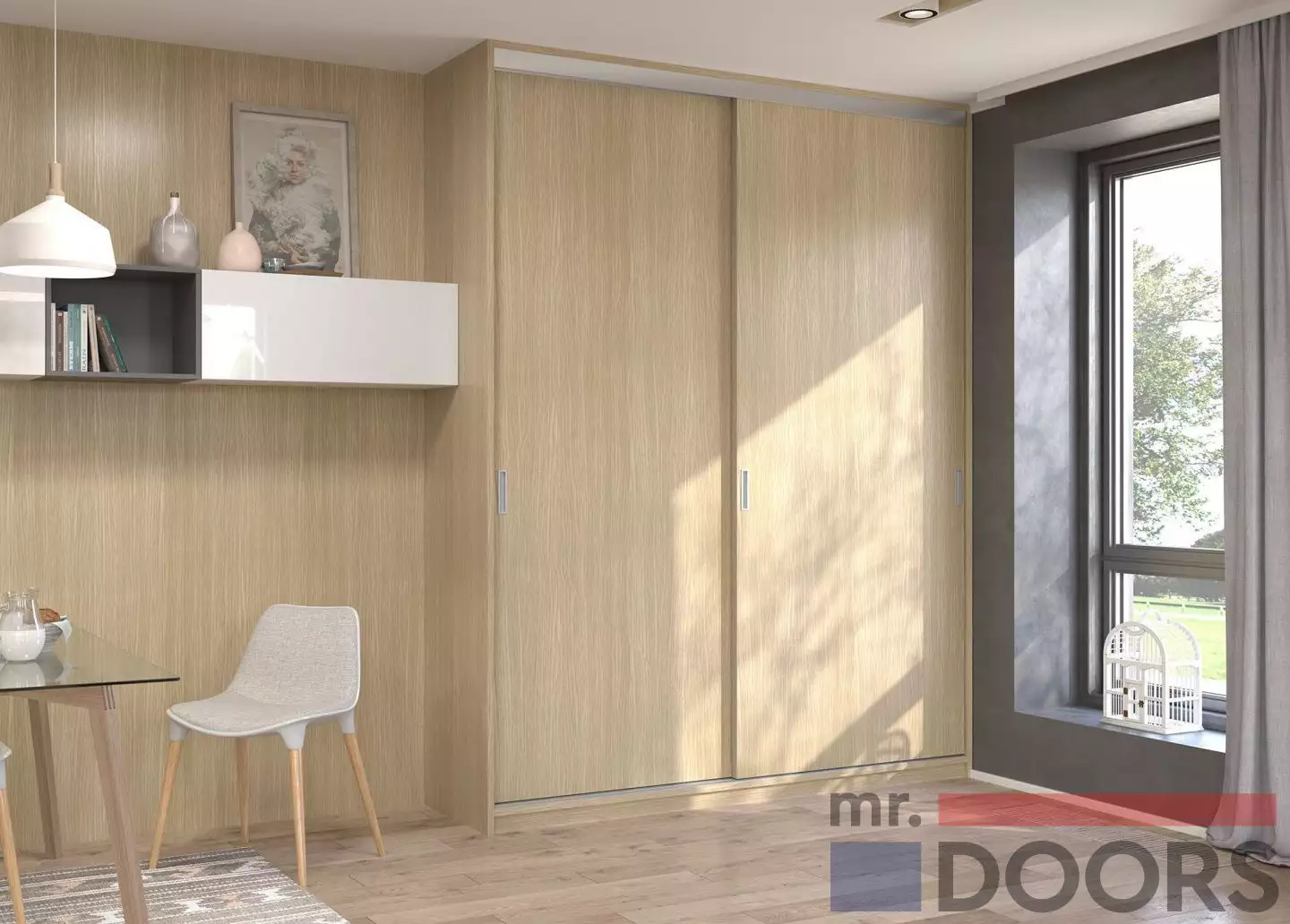 Фото шкафа-купе в гостиную от mr.doors