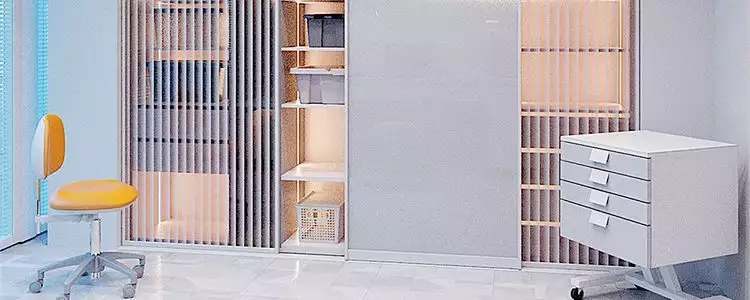 Подкатные тумбы для клиники.