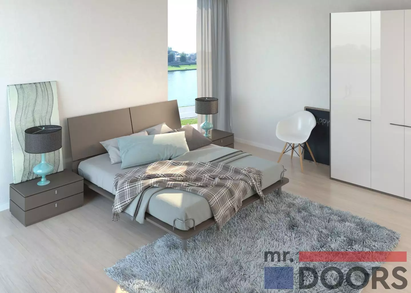 Кровати двуспальные на заказ mr.doors