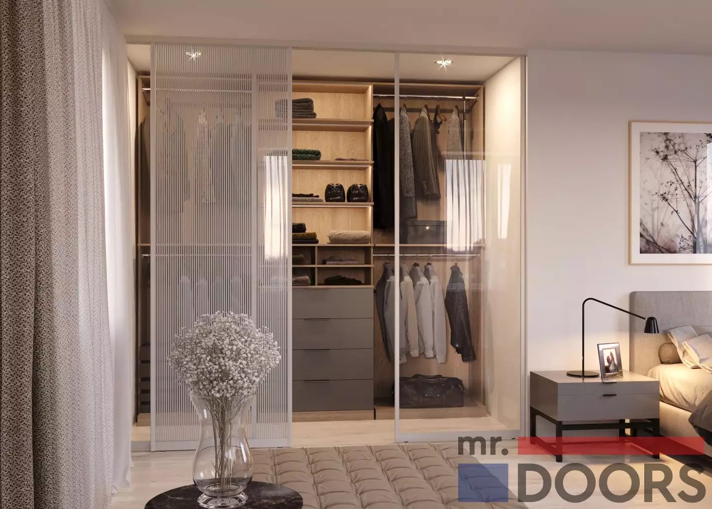 Фото маленькой гардеробной от mr.doors