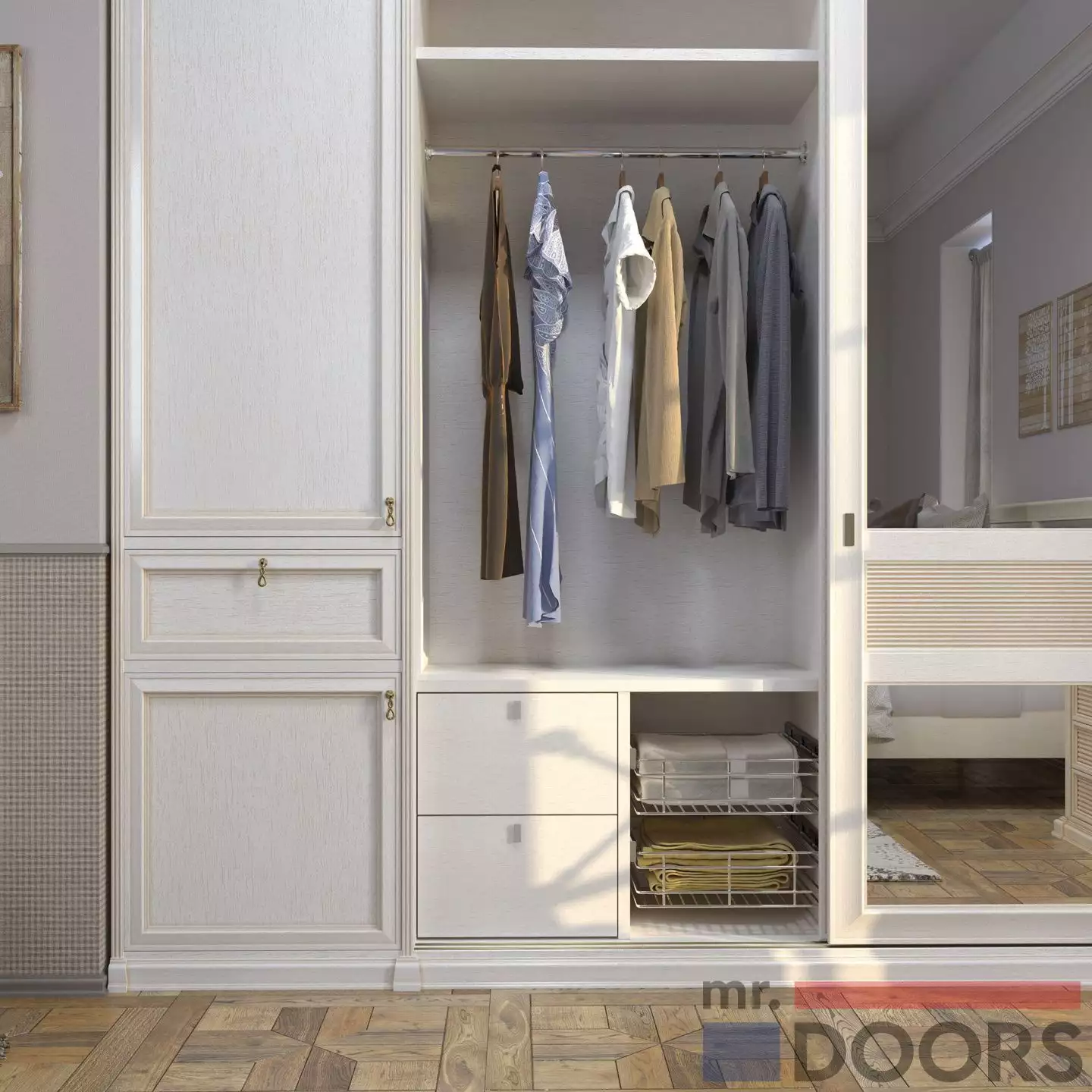 Фото гардеробного шкафа-купе от mr.doors