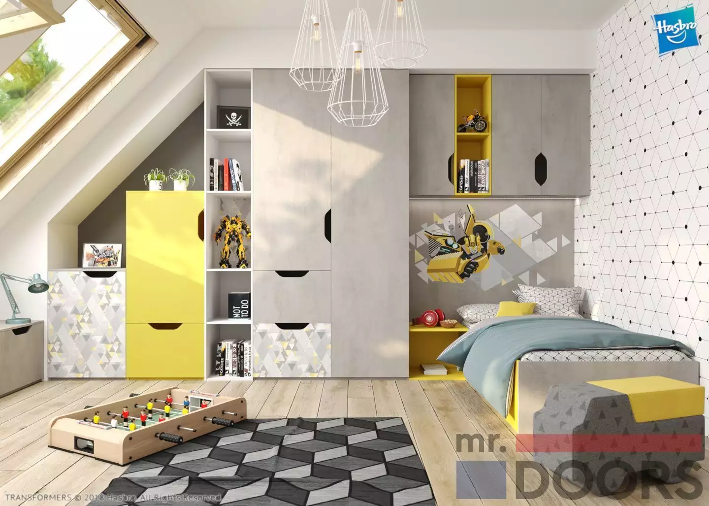 Детские комбинированные шкафы mr.doors