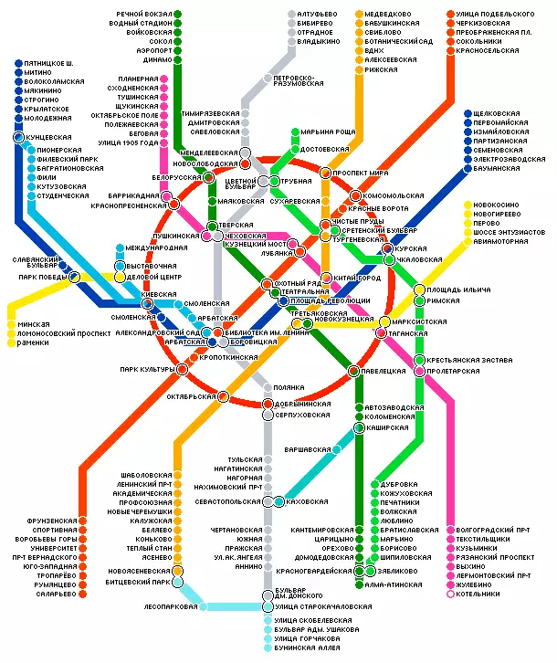 Рязанский проспект карта
