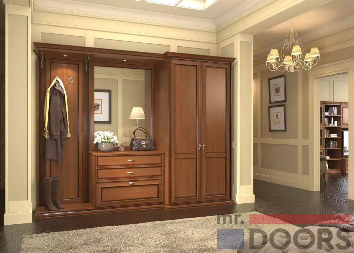 Фото распашного шкафа из ЛДСП от mr.doors