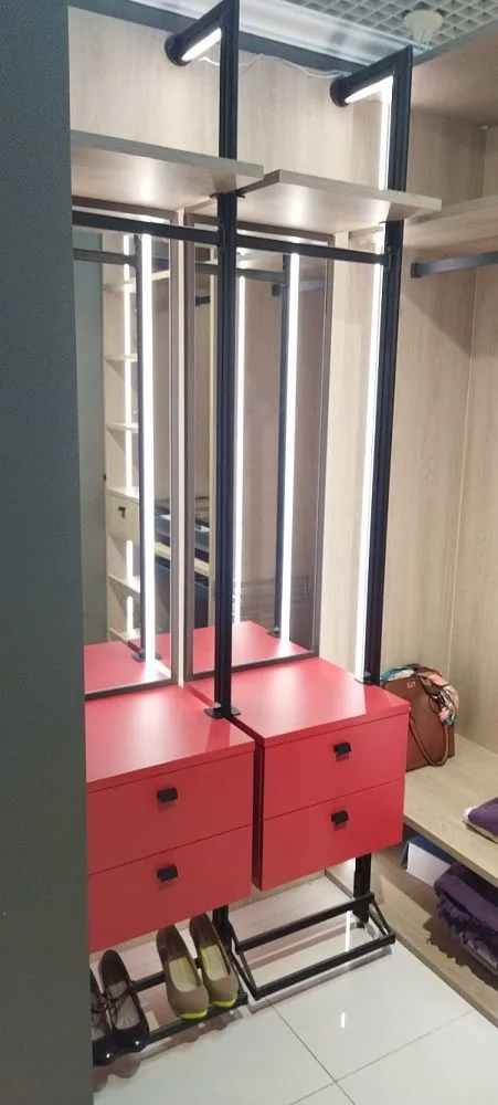  Гардеробная Стеллаж Лофт (арт. 8623)